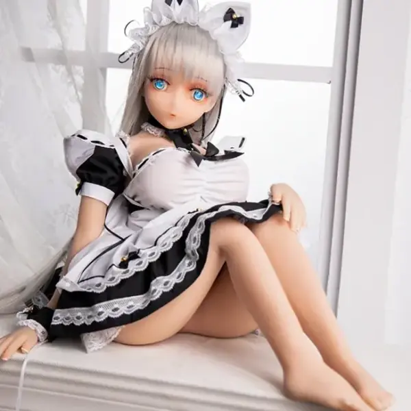 Natural body TPE sex doll showing lifelike skin texture and articulated joints