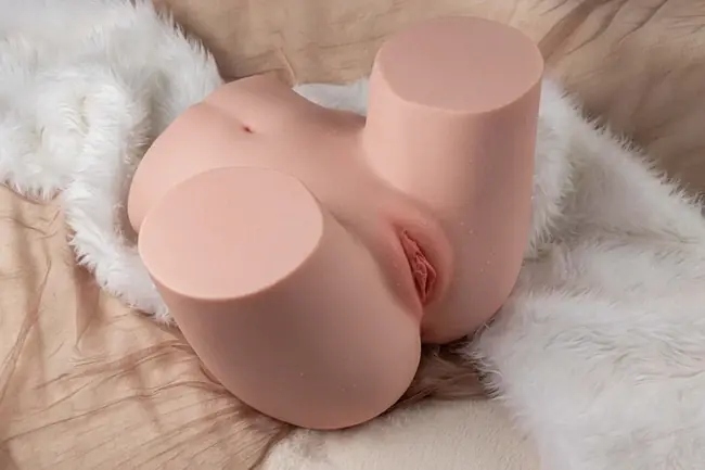 ProCheek silicone butt dual hole US adult toy torso private shipping