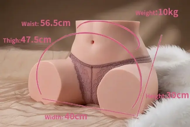 ProCheek silicone butt with visible dual hole design adult toy